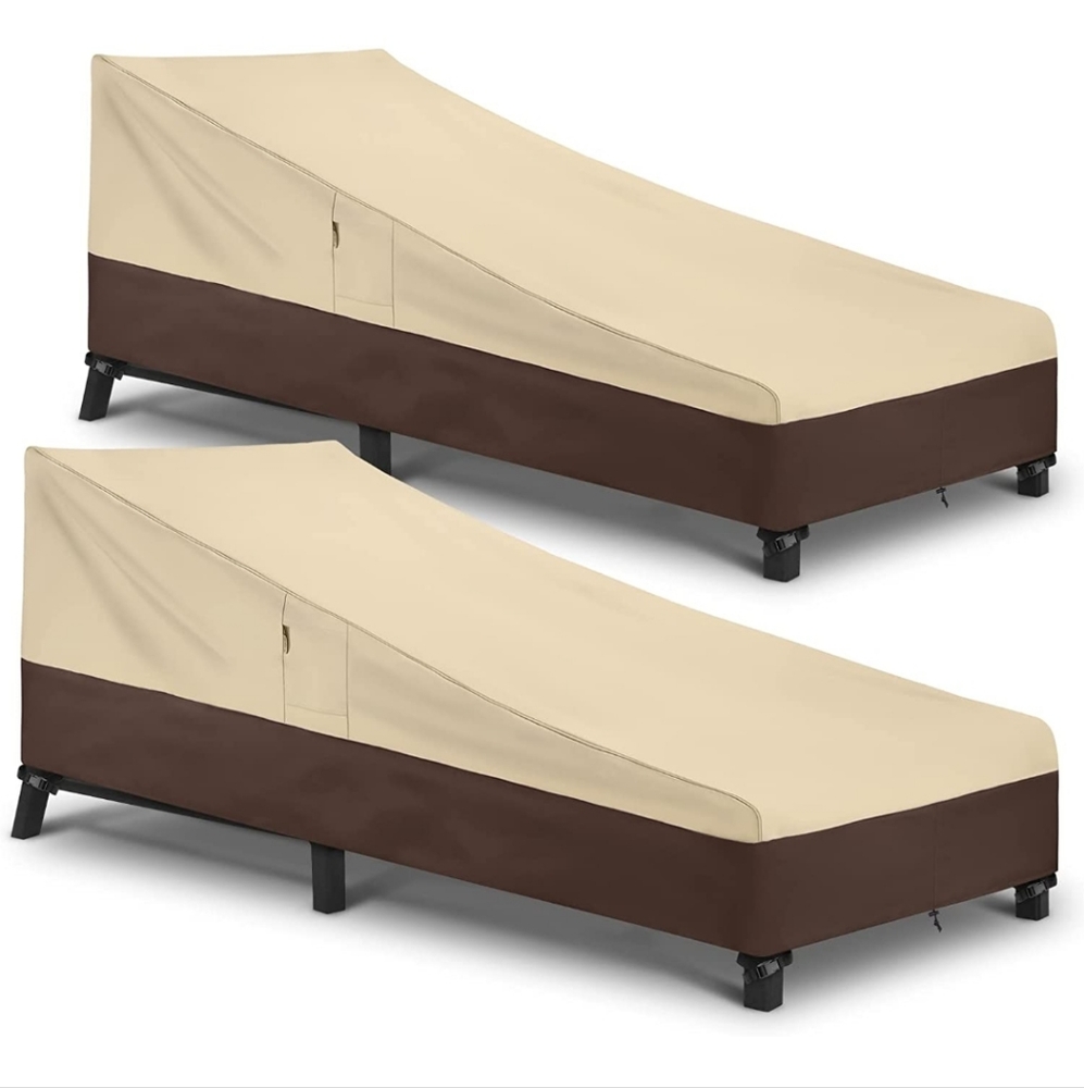 Patio Chaise Cover Set (2) All Weather Resistant